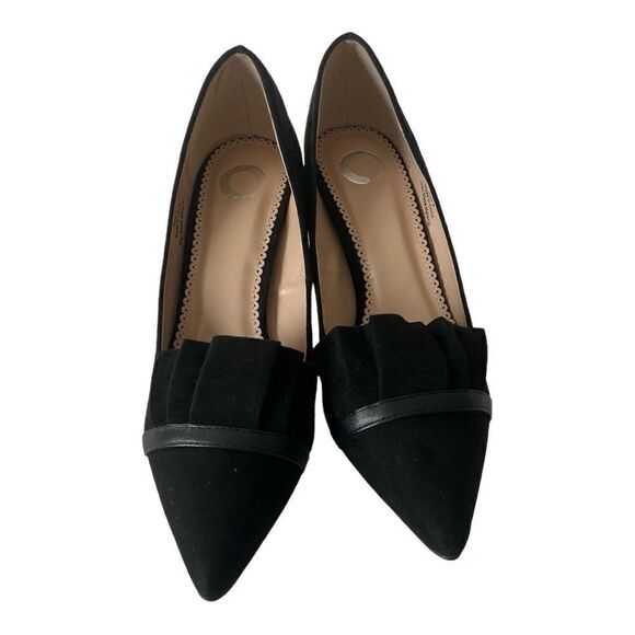 🆕 Journee Collection Marek Black Pleated Pump size 8 - Picture 1 of 6